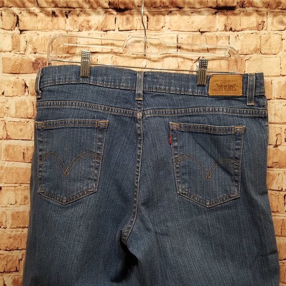 Levi's 550 Jeans Relaxed Boot Cut Jeans Size 12 Medium - Picture 3 of 15